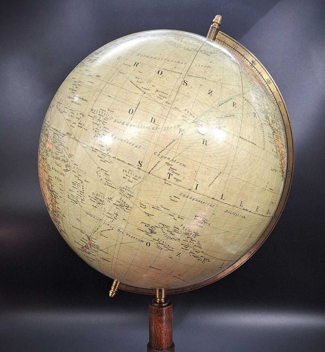 Large Columbus Terrestrial Globe, 1930.-photo-3