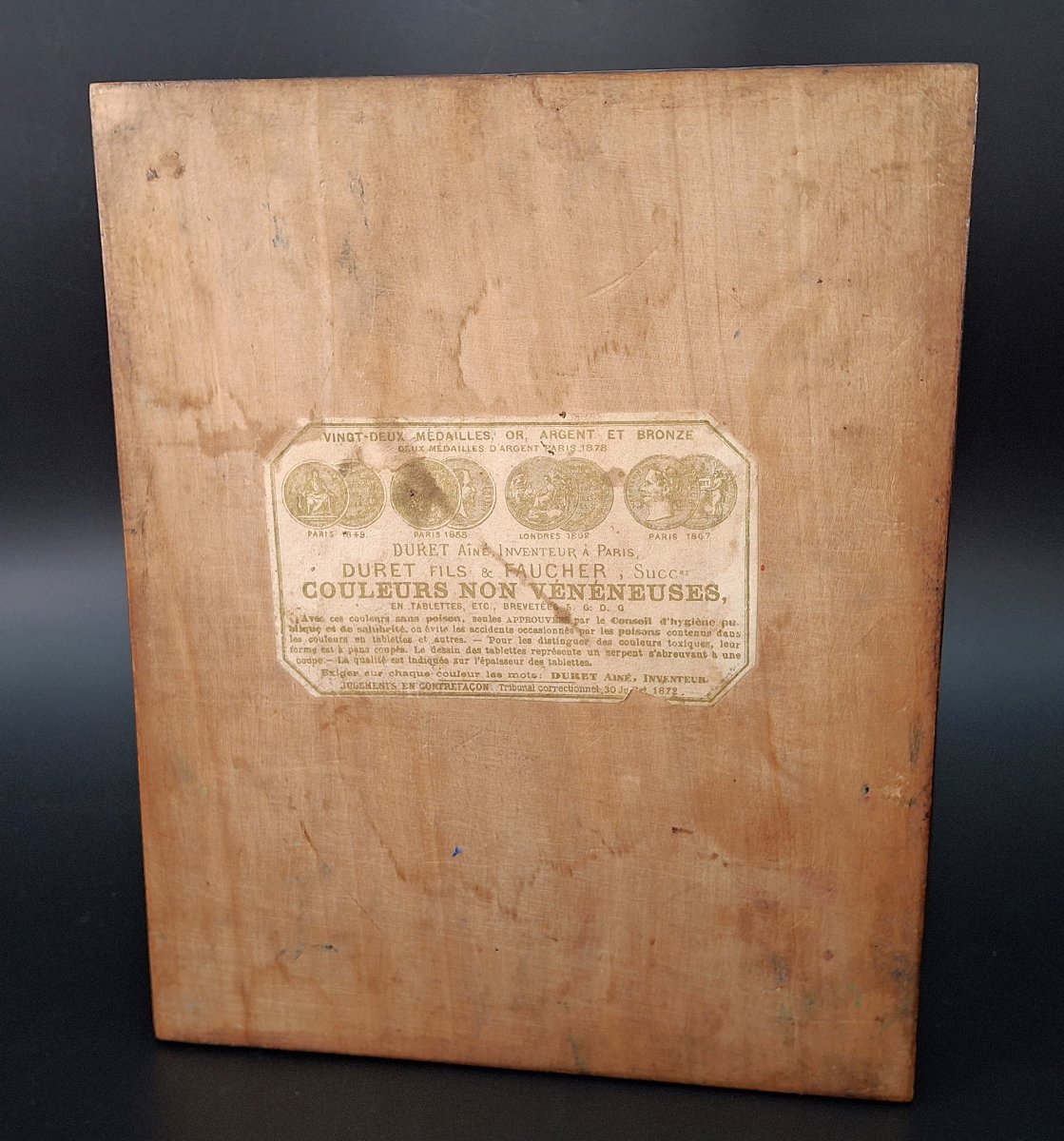 Rare Boite De Peintre, Aquerelle,historique, Duret , 19ème Siècle-photo-8