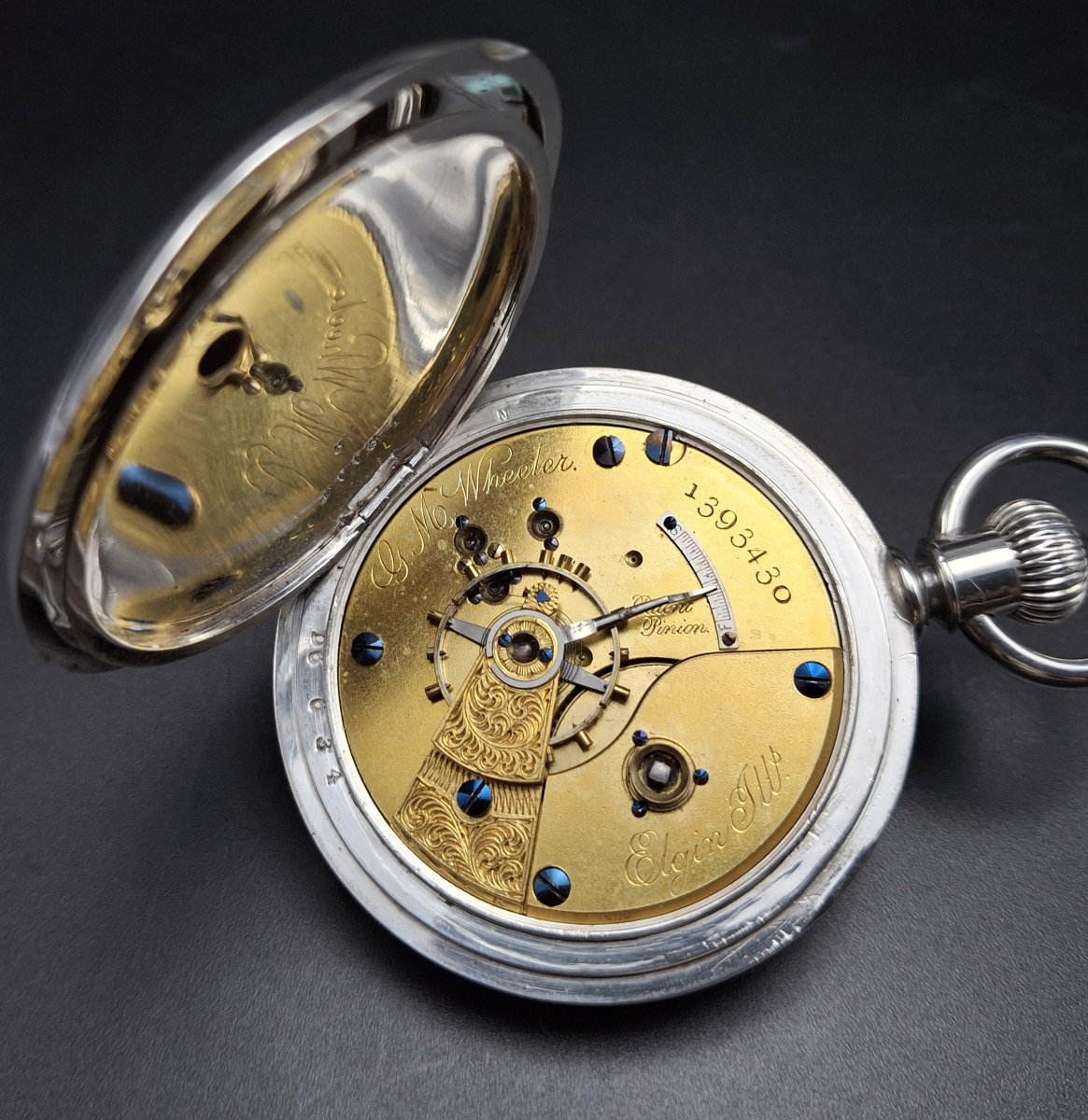 Elgin G.m. Wheeler Pocket Watch, 1883-photo-4