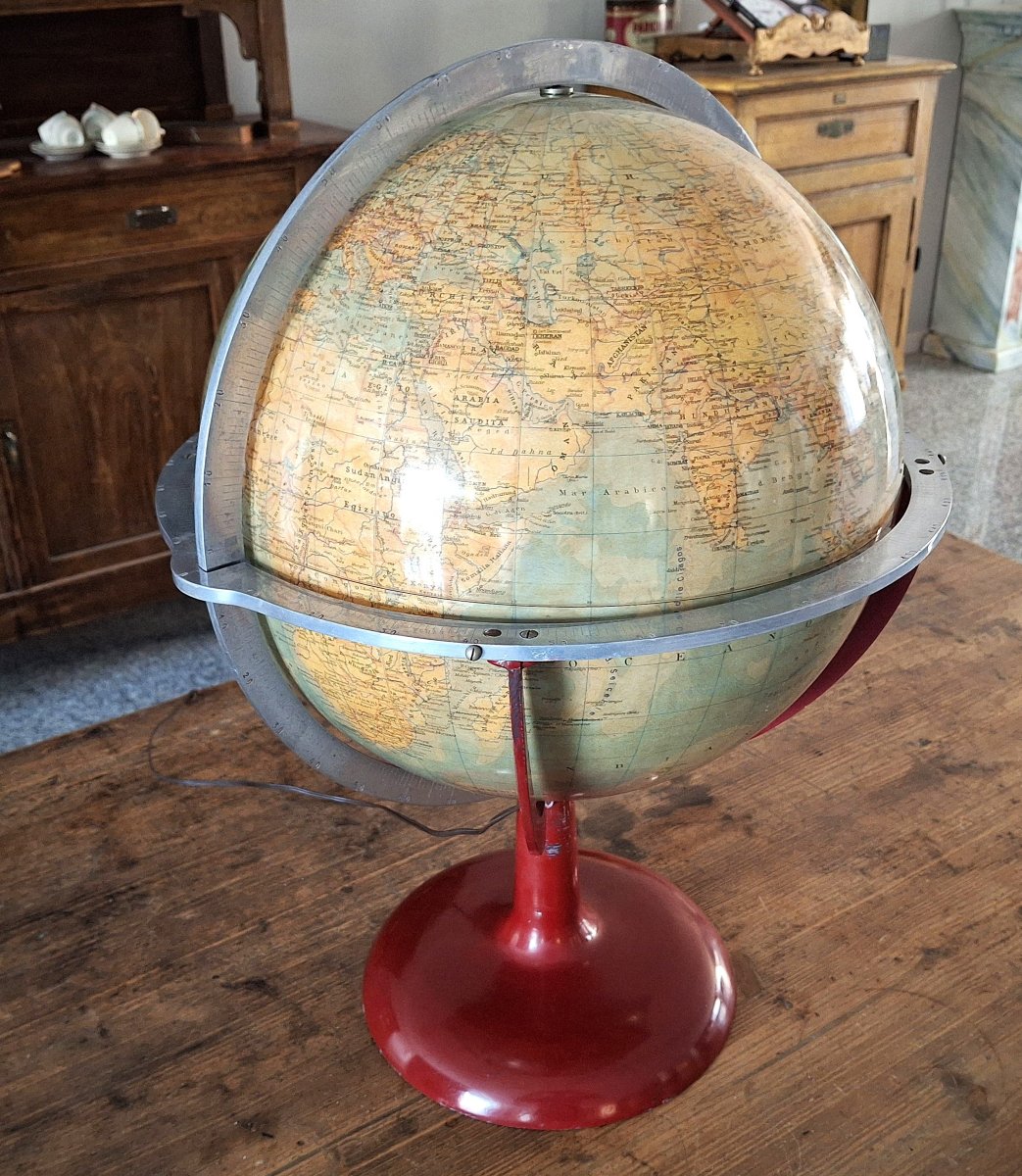 Globe terrestre physique politique , années 60-photo-7