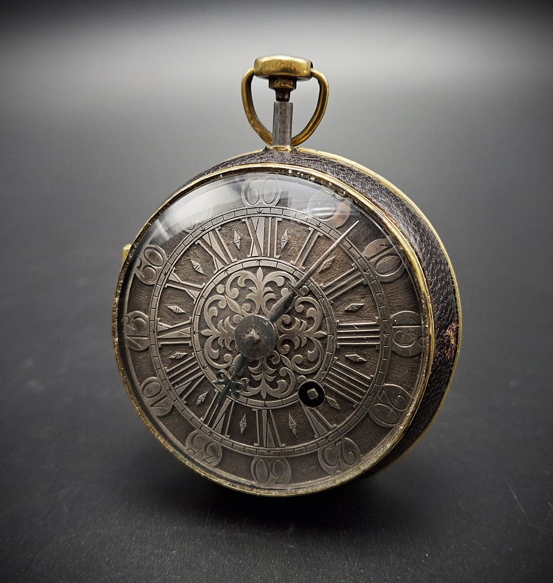 Rare Montre Oignon à  Répétition, XVII siècle, Jean Godde Laisne, 1695.-photo-3