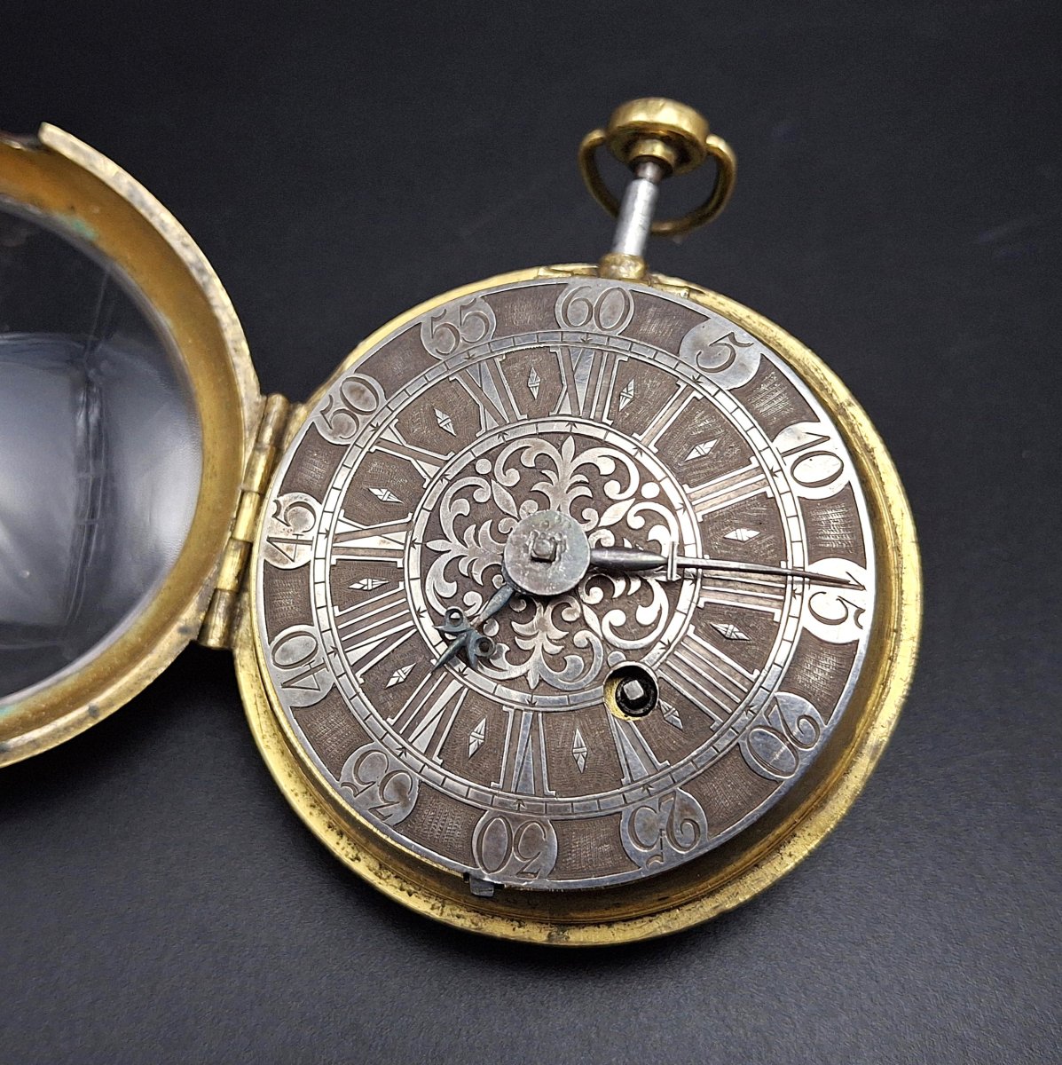 Rare Montre Oignon à  Répétition, XVII siècle, Jean Godde Laisne, 1695.-photo-4