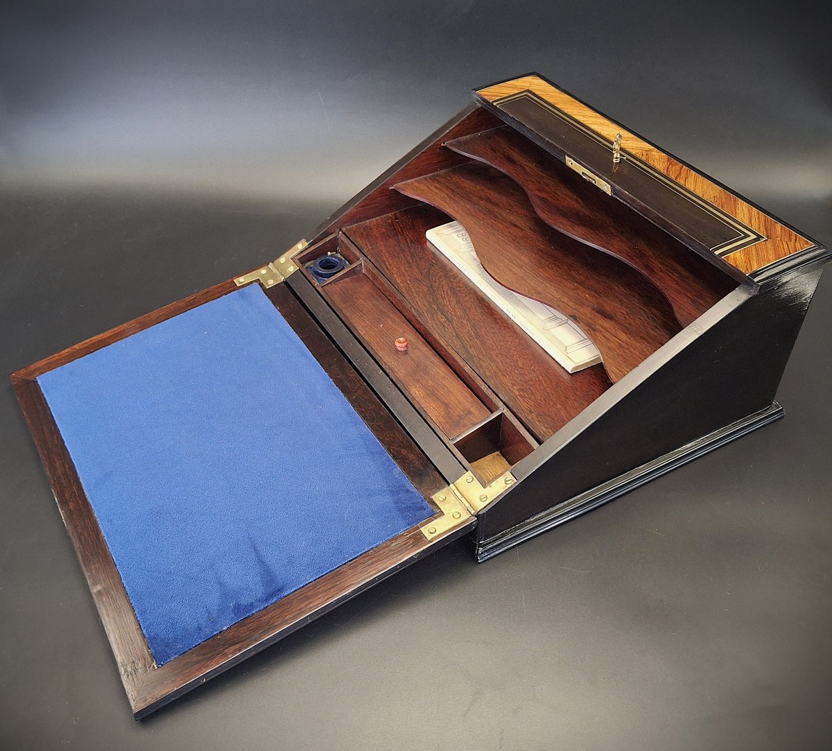 Ecritoire, Coffret De Correspondance, 19ème Siècle, Napoleon III-photo-1