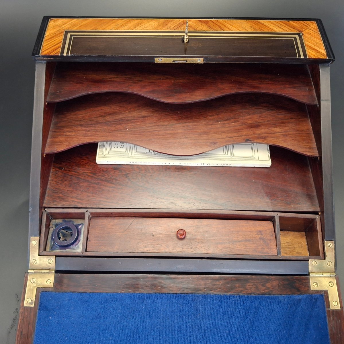 Ecritoire, Coffret De Correspondance, 19ème Siècle, Napoleon III-photo-2