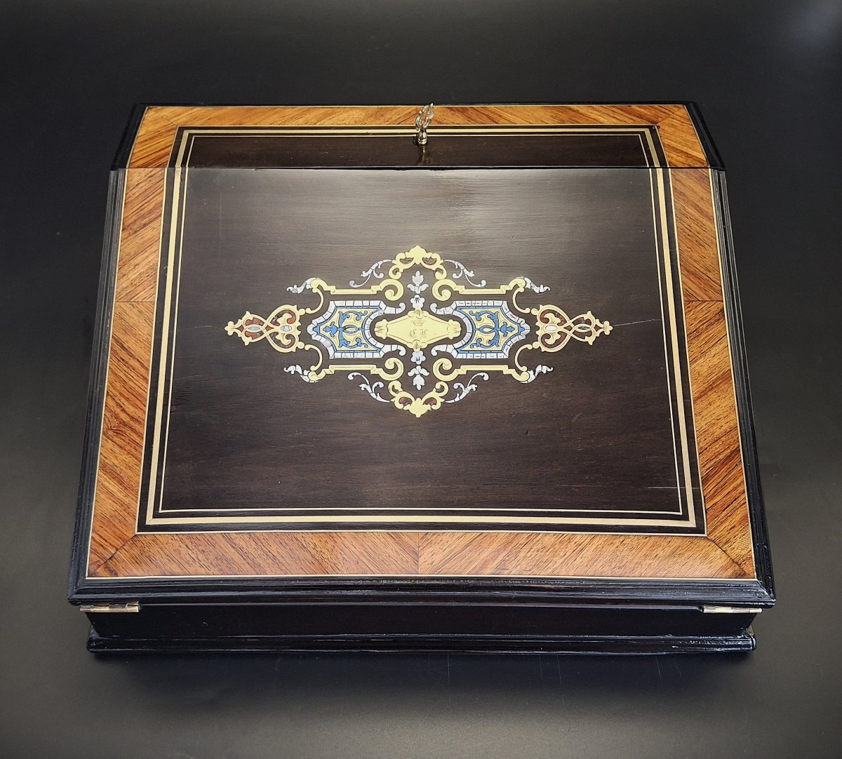 Ecritoire, Coffret De Correspondance, 19ème Siècle, Napoleon III-photo-4