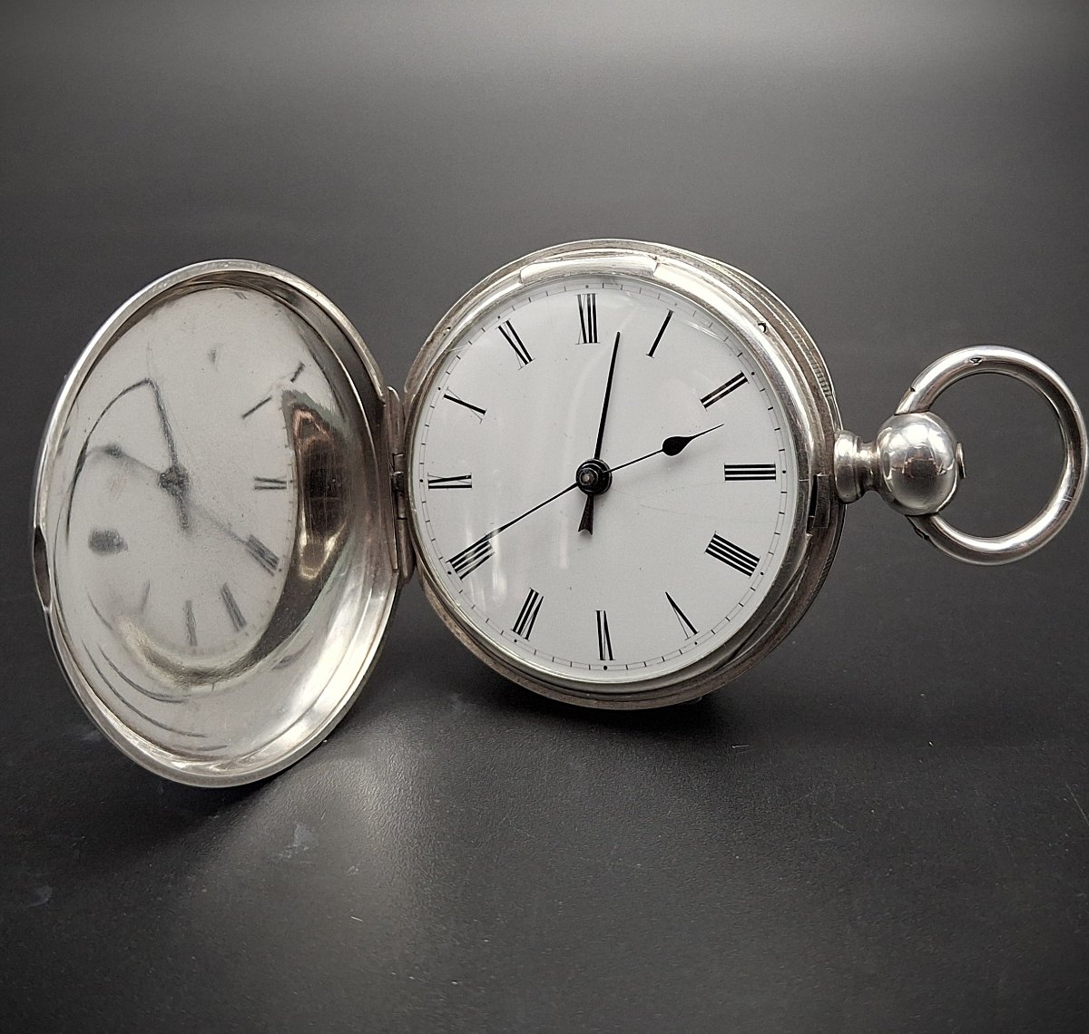 Montre gousset  à cylindre avec fonction réveil, XIX siècle