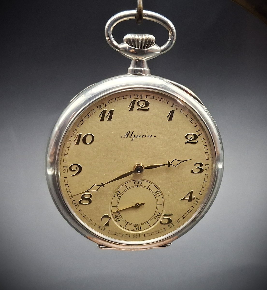 Alpina Pocket Watch, Circa 1930-photo-2