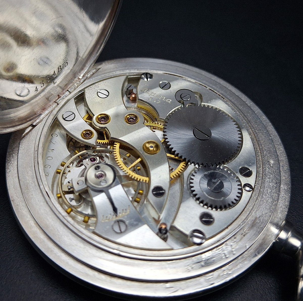 Alpina Pocket Watch, Circa 1930-photo-3