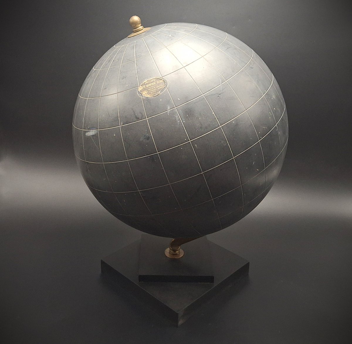 Slate Surface Globe  By George Philip & Son, 1930s–1940s-photo-2