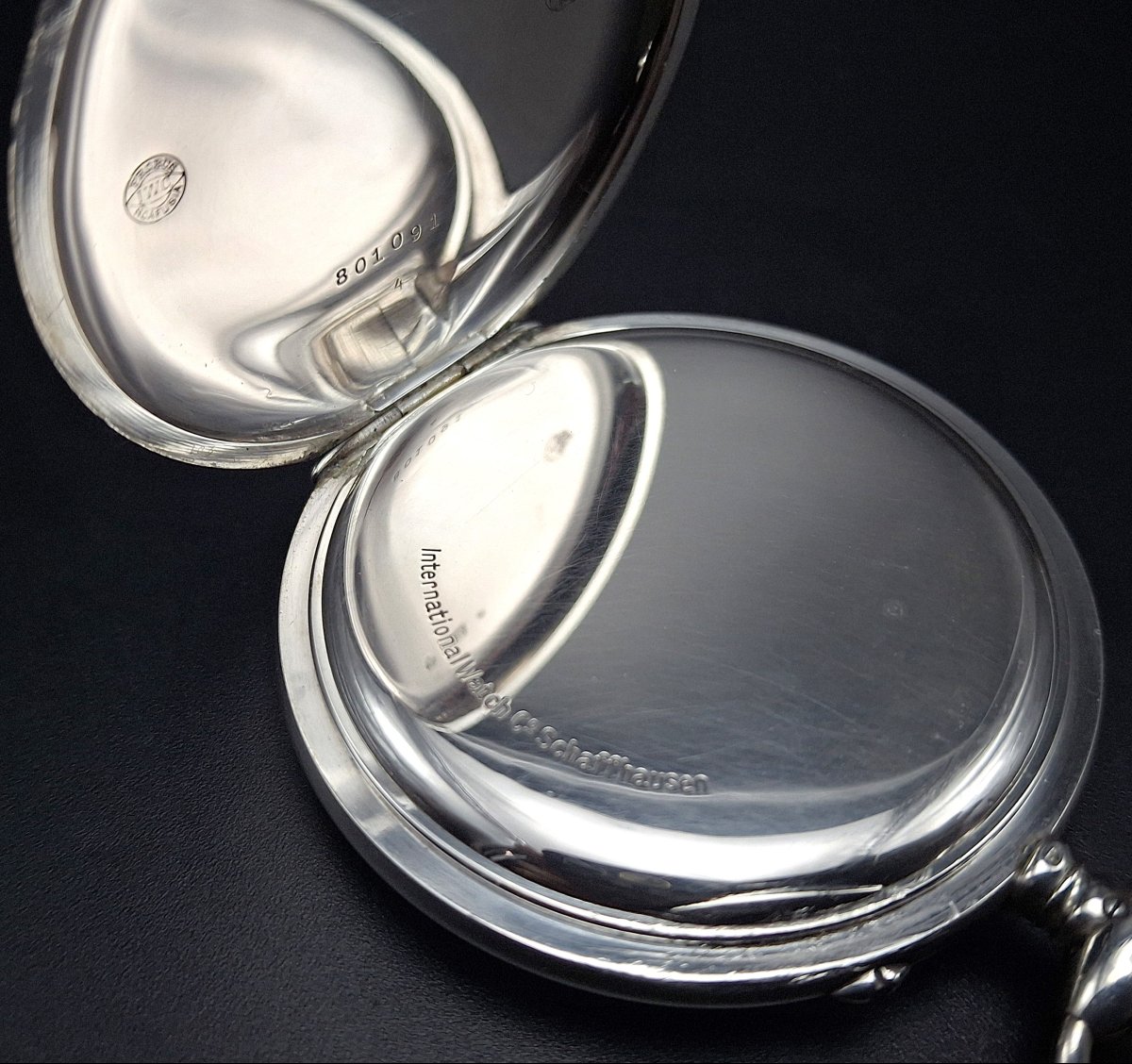 Iwc Pocket Watch With Chain, 57 Mm, 1919-photo-4
