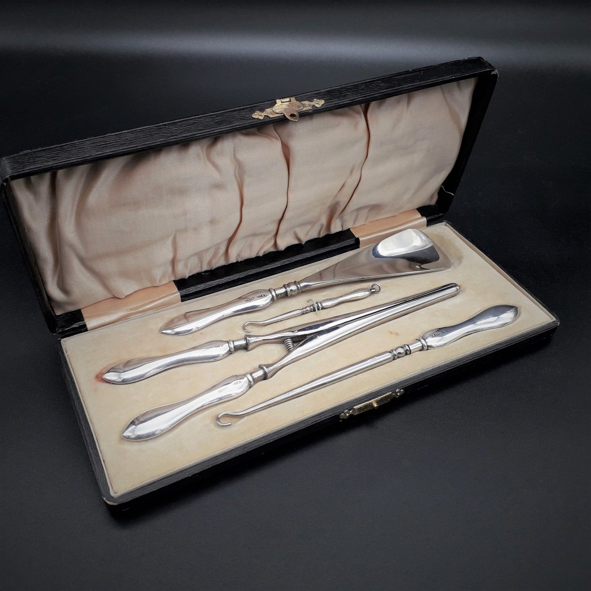 Silver Toiletry Set, Adie Lovekin Ltd