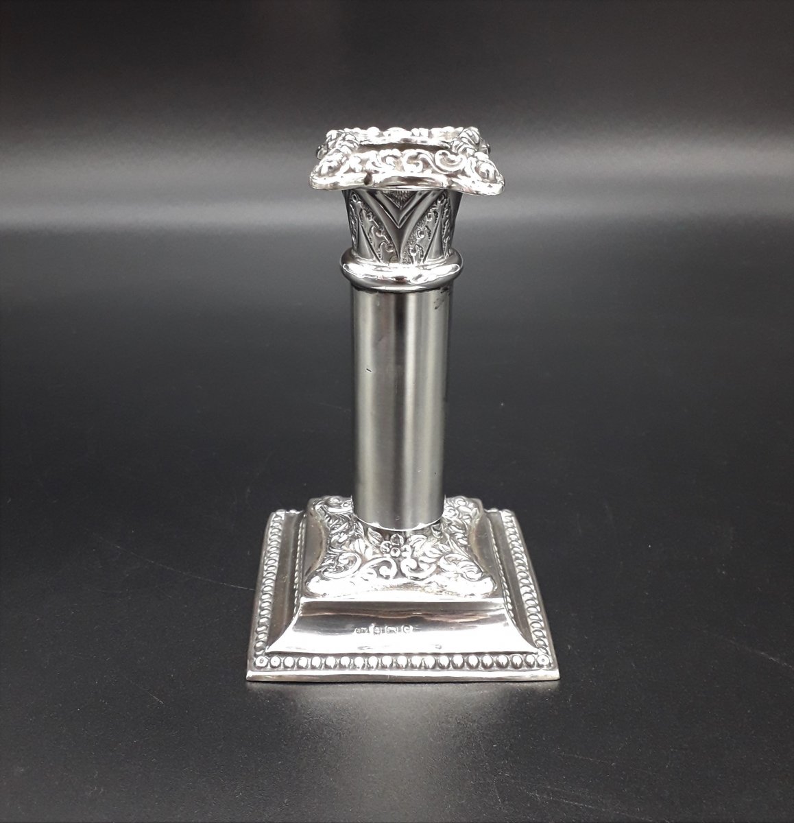 Sterling  Silver Candlestick-photo-2