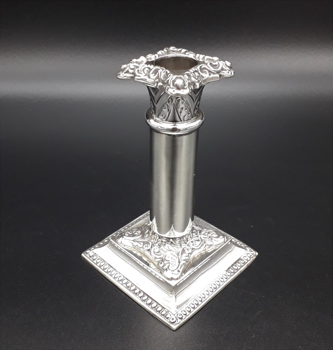 Sterling  Silver Candlestick-photo-3