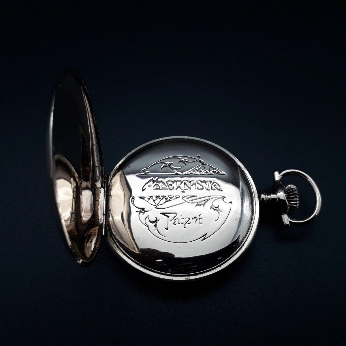 Rare Pocket Watch Modernista, Jump Hour-photo-4