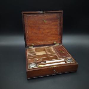 Inlaid Travel Box, 19th Century