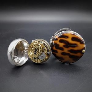 Montre Gousset Rare Boîtier en écaille/coquille  18 ème Siècle