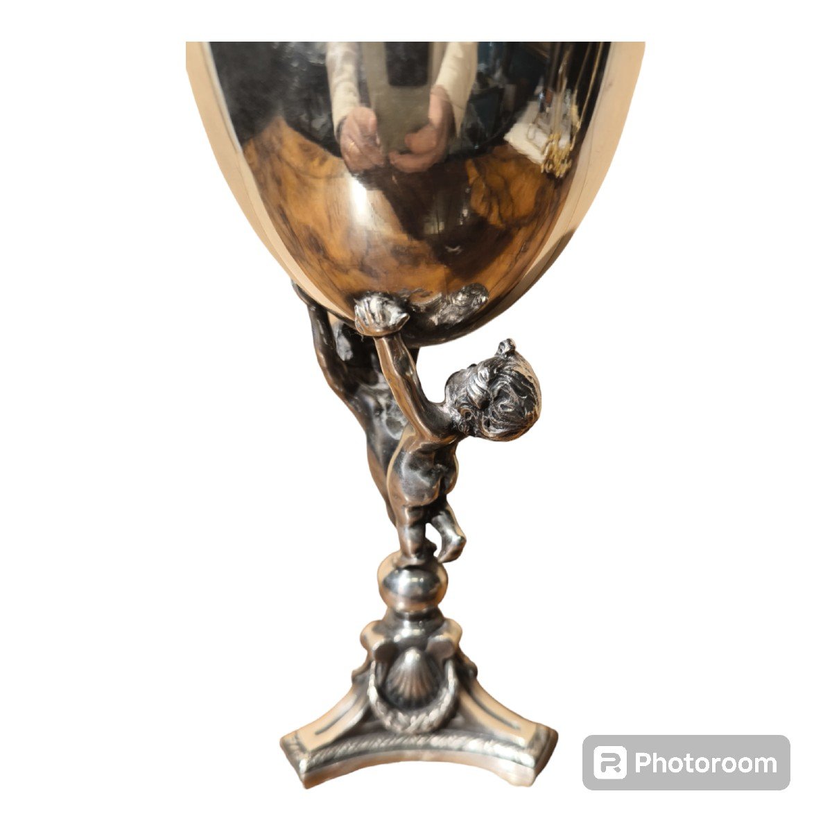 Set Of Silver Metal Glasses-photo-2