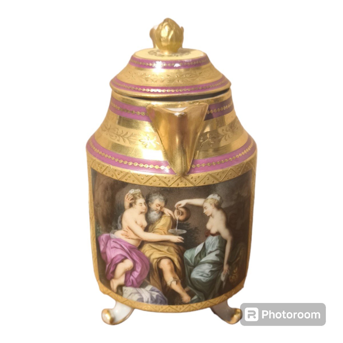  Viennese Ceramics. Early 19th Century Perfect Conditions-photo-3