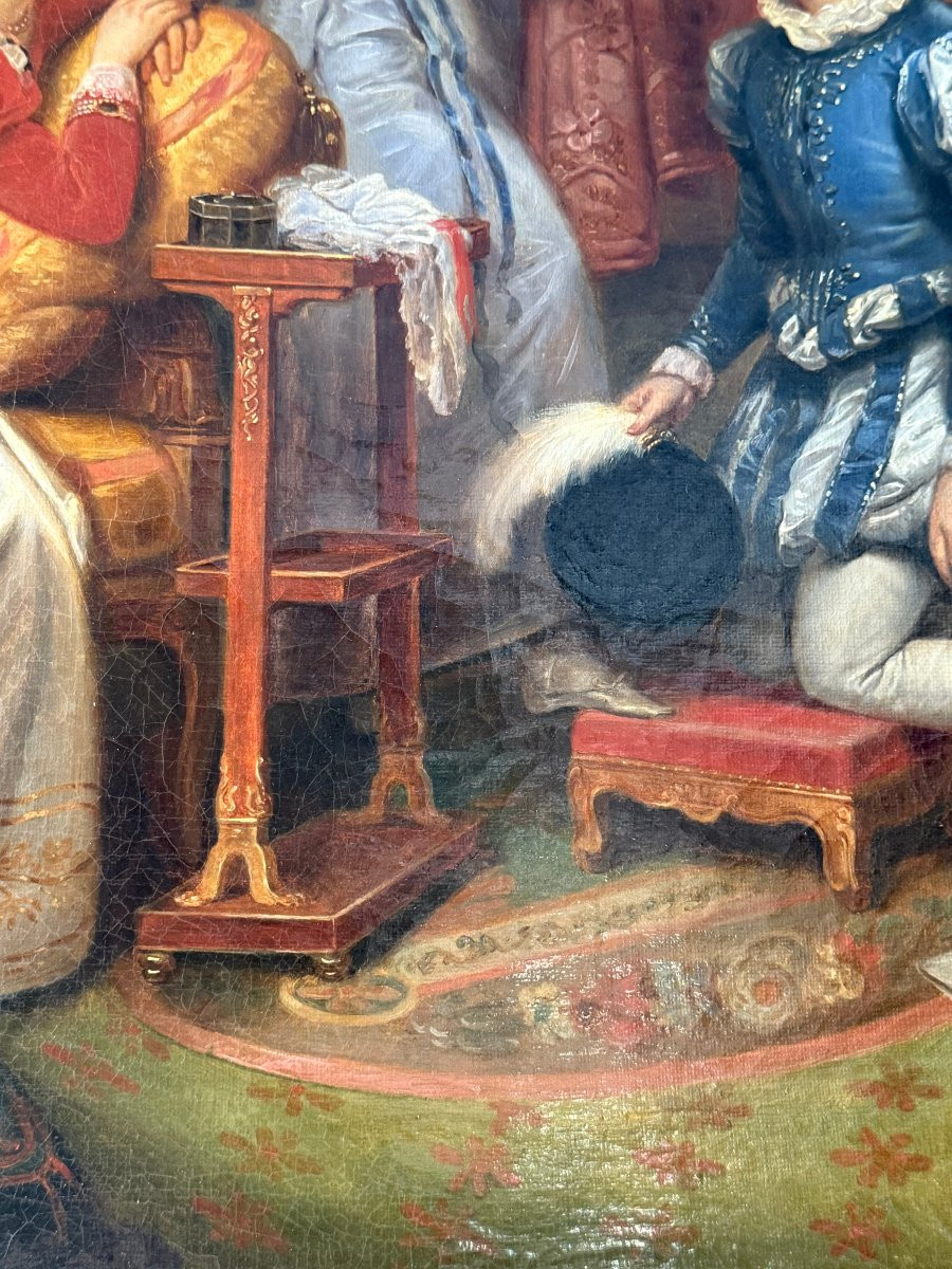 Scène galante en intérieur-photo-2