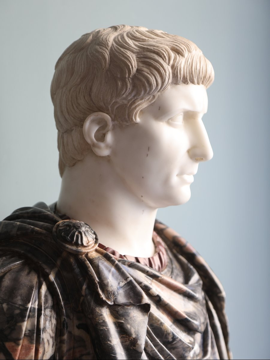 Bust Of A Roman Emperor, Possibly Trajan-photo-2