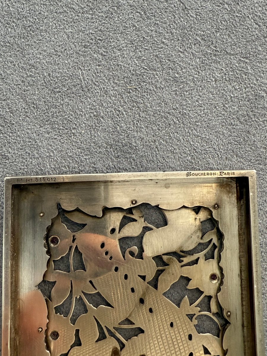 Boîte musicale multifonction en argent et or – Boucheron, Paris, XXe siècle-photo-1