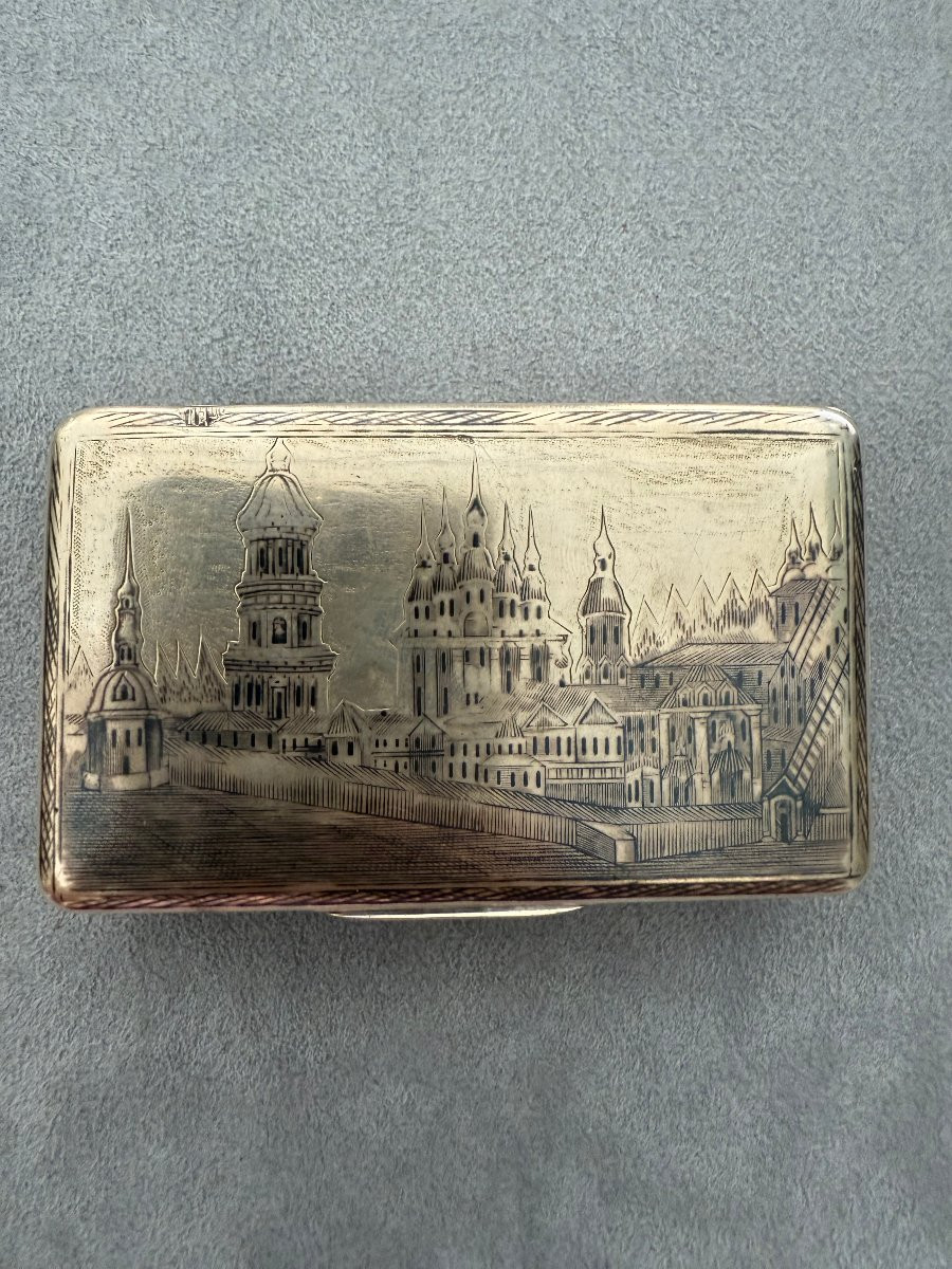 Boîte en argent niellé, Moscou, 1852-photo-3