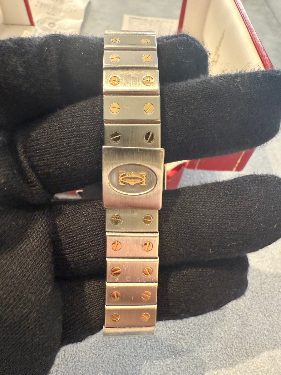 Cartier Santos Galbée Automatic  29 Mm – Steel And Gold-photo-1