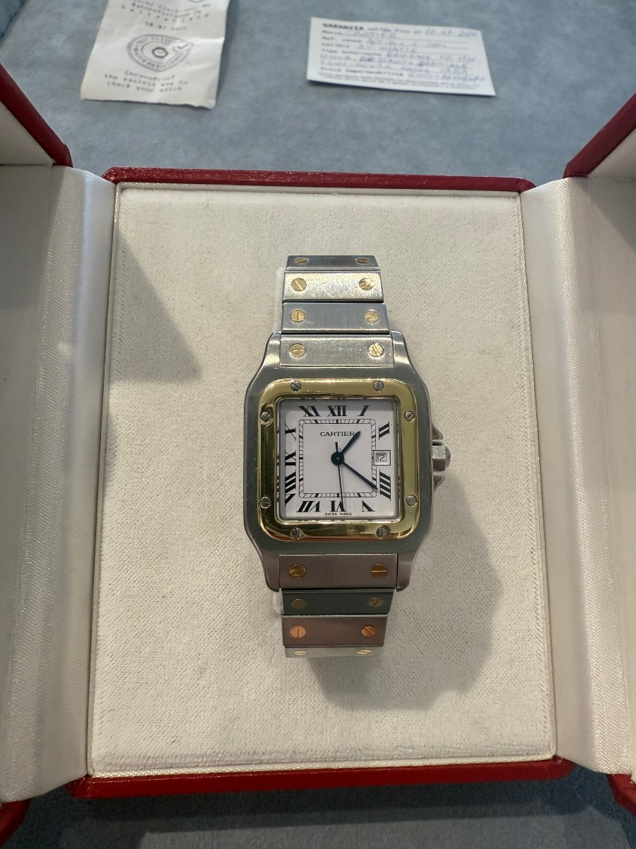Cartier Santos Galbée Automatic  29 Mm – Steel And Gold
