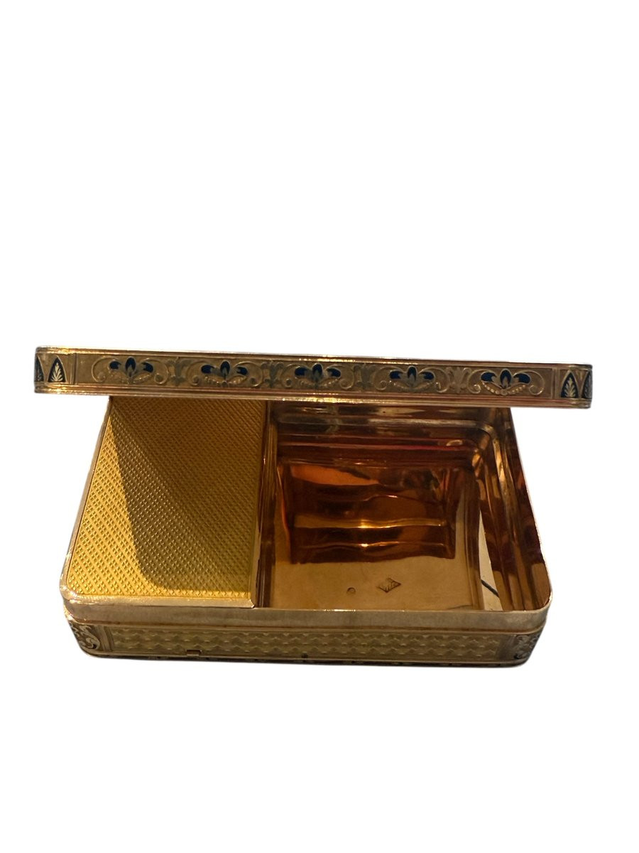 Tabatière musicale en or 18 carats et émaux – Georges Raymond Lamy & Cie, Genève, vers 1825–184-photo-7
