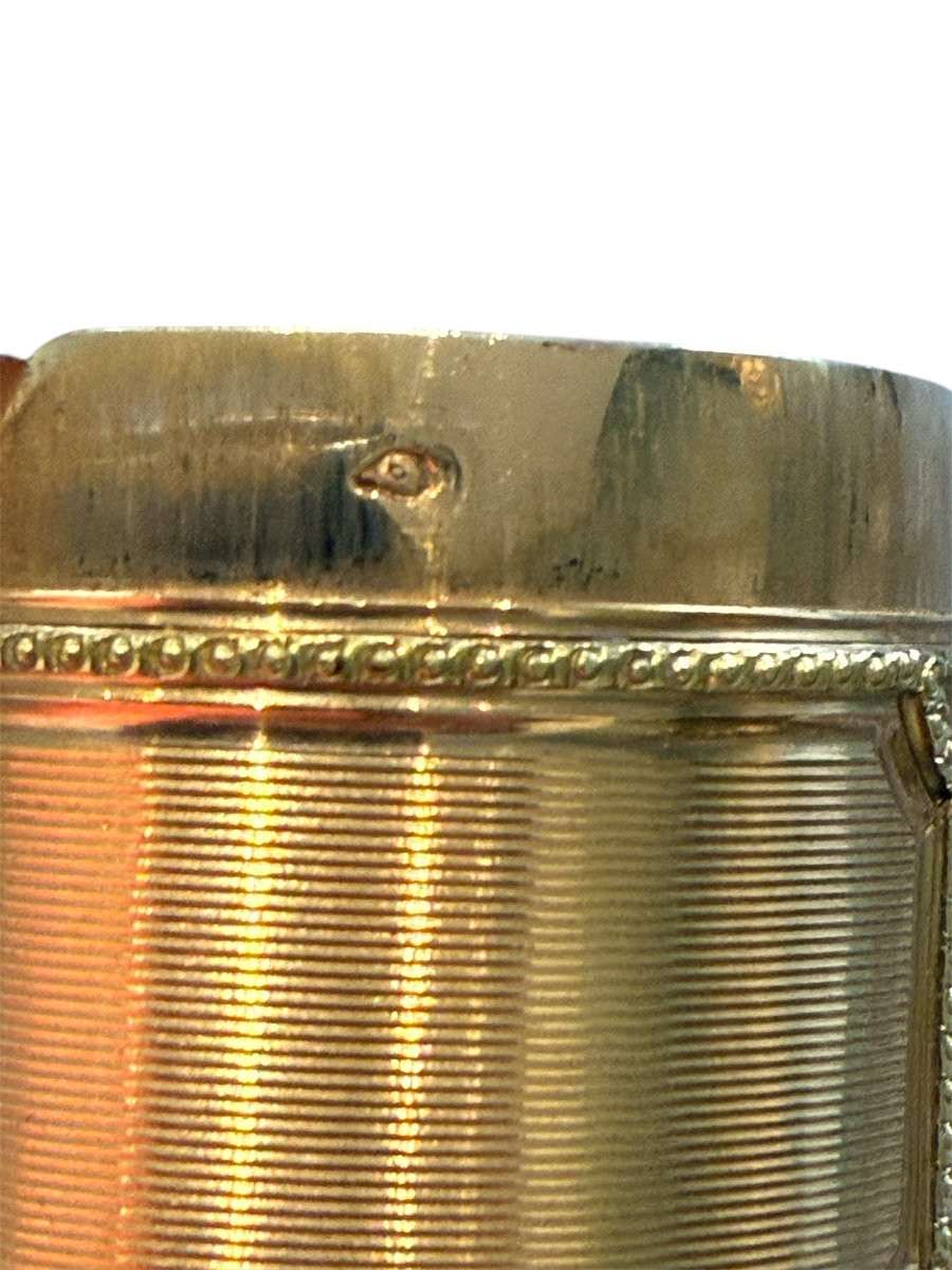 Tabatière ovale en or avec émail peint, France, fin XVIIIe – début XIXe siècle-photo-6