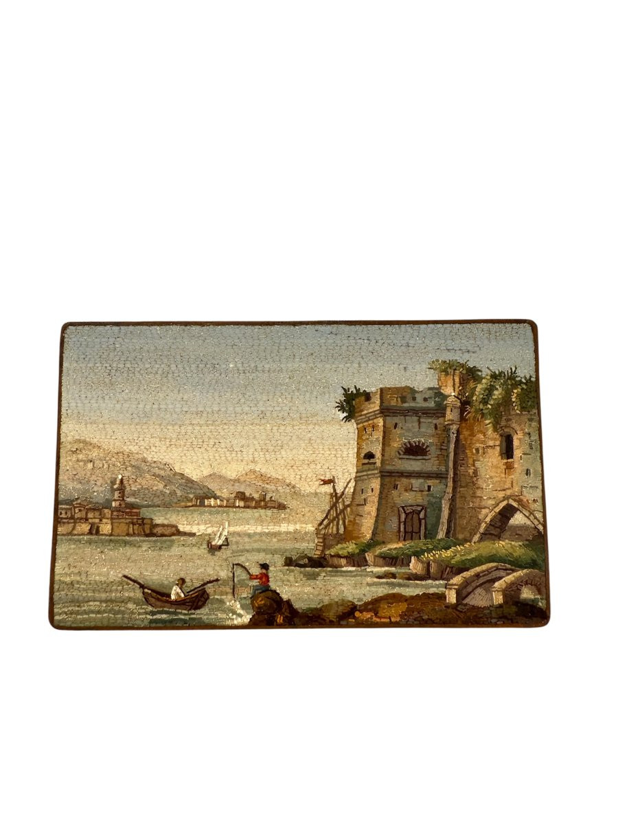 Paire de micromosaïques romaines, Rome, vers 1770–1780-photo-2