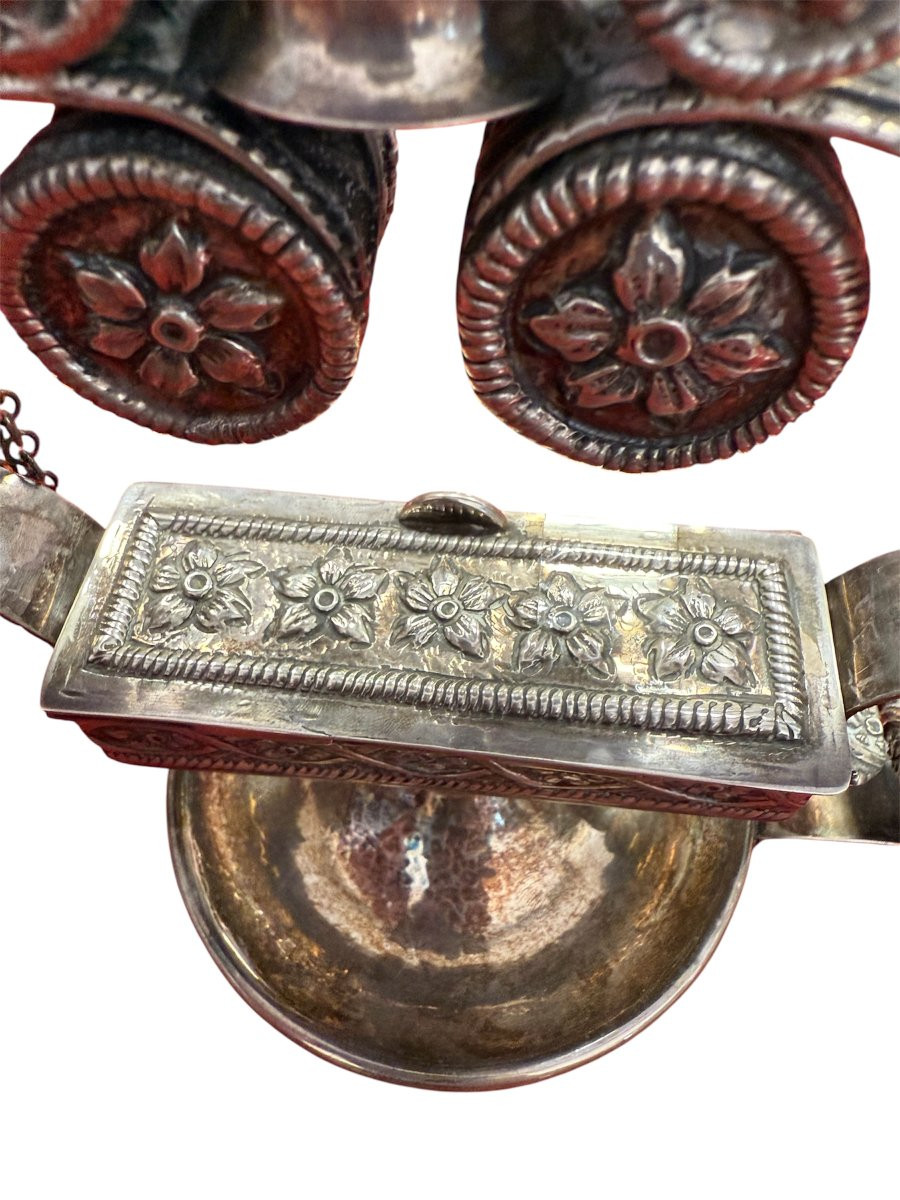 Briquet rituel juif en argent-photo-2