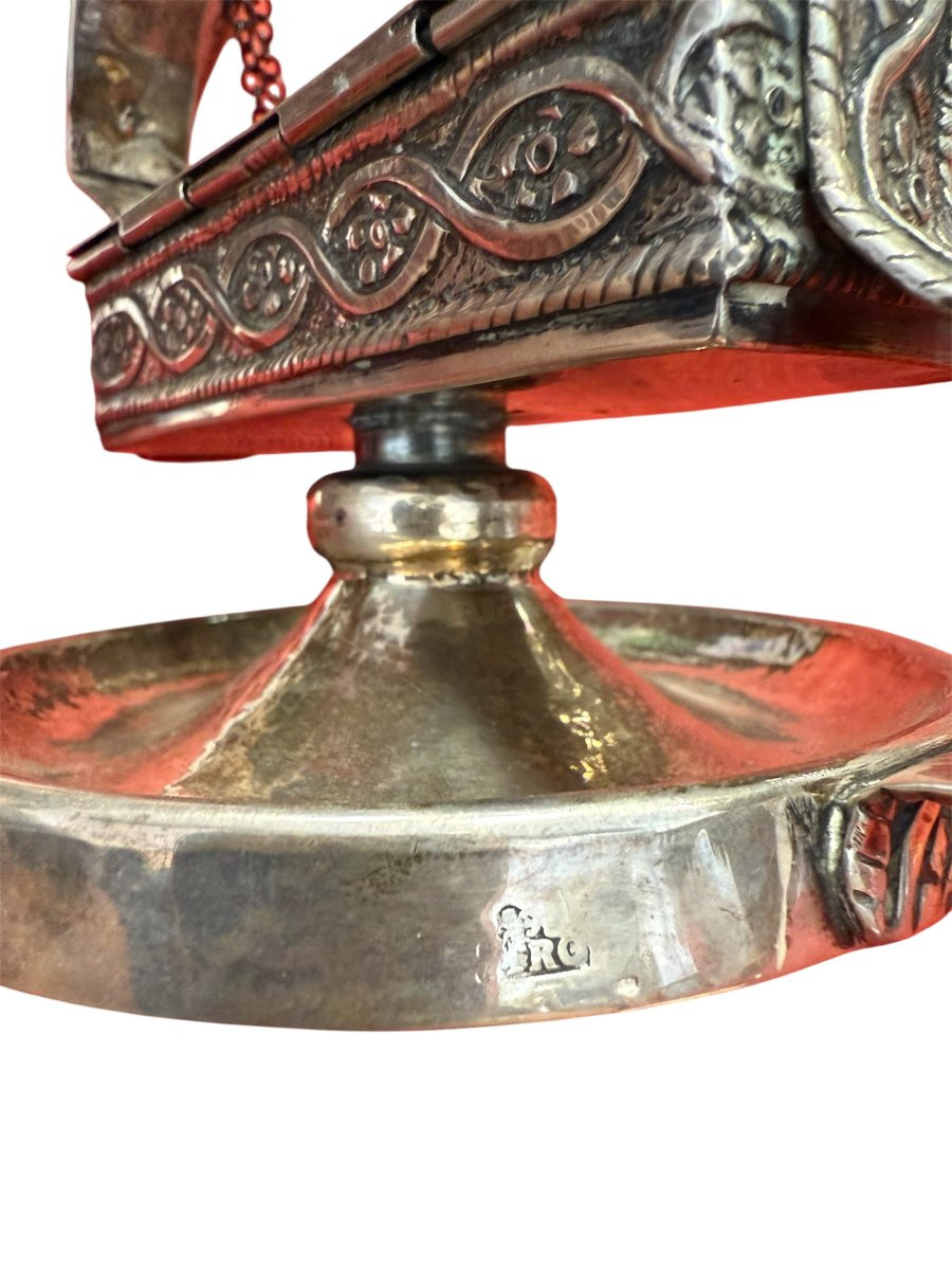 Briquet rituel juif en argent-photo-3