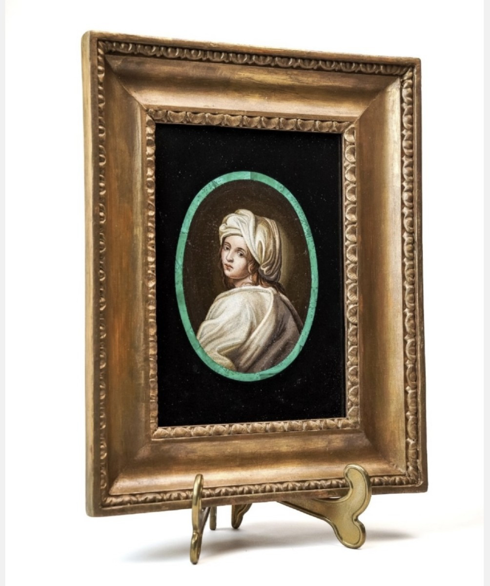 Micromosaic Depicting Beatrice Cenci, 19th Century