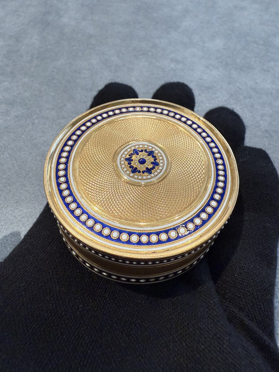 Gold And Enamel Snuffbox, Paris 1774–1777-photo-2