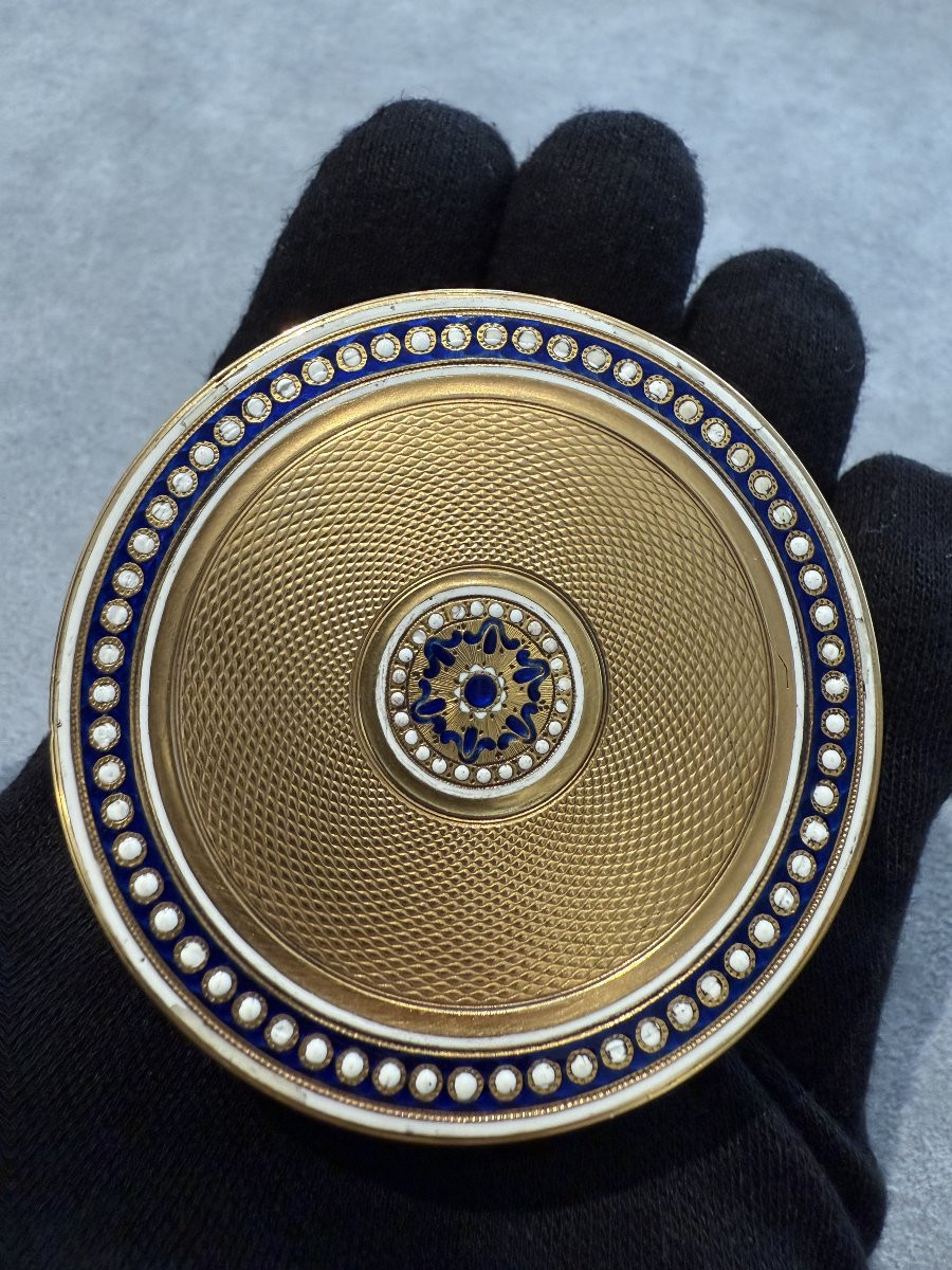 Gold And Enamel Snuffbox, Paris 1774–1777-photo-3