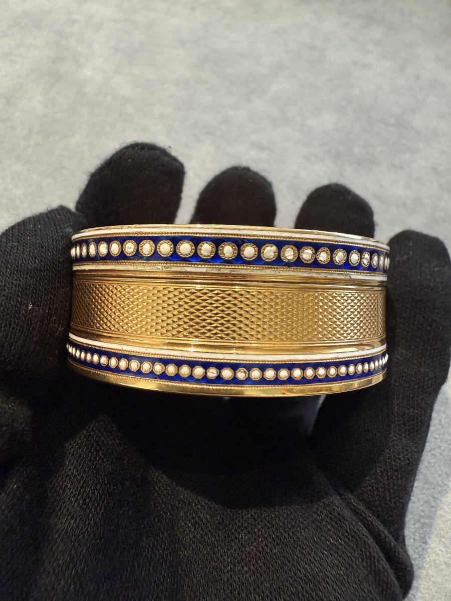 Gold And Enamel Snuffbox, Paris 1774–1777-photo-4