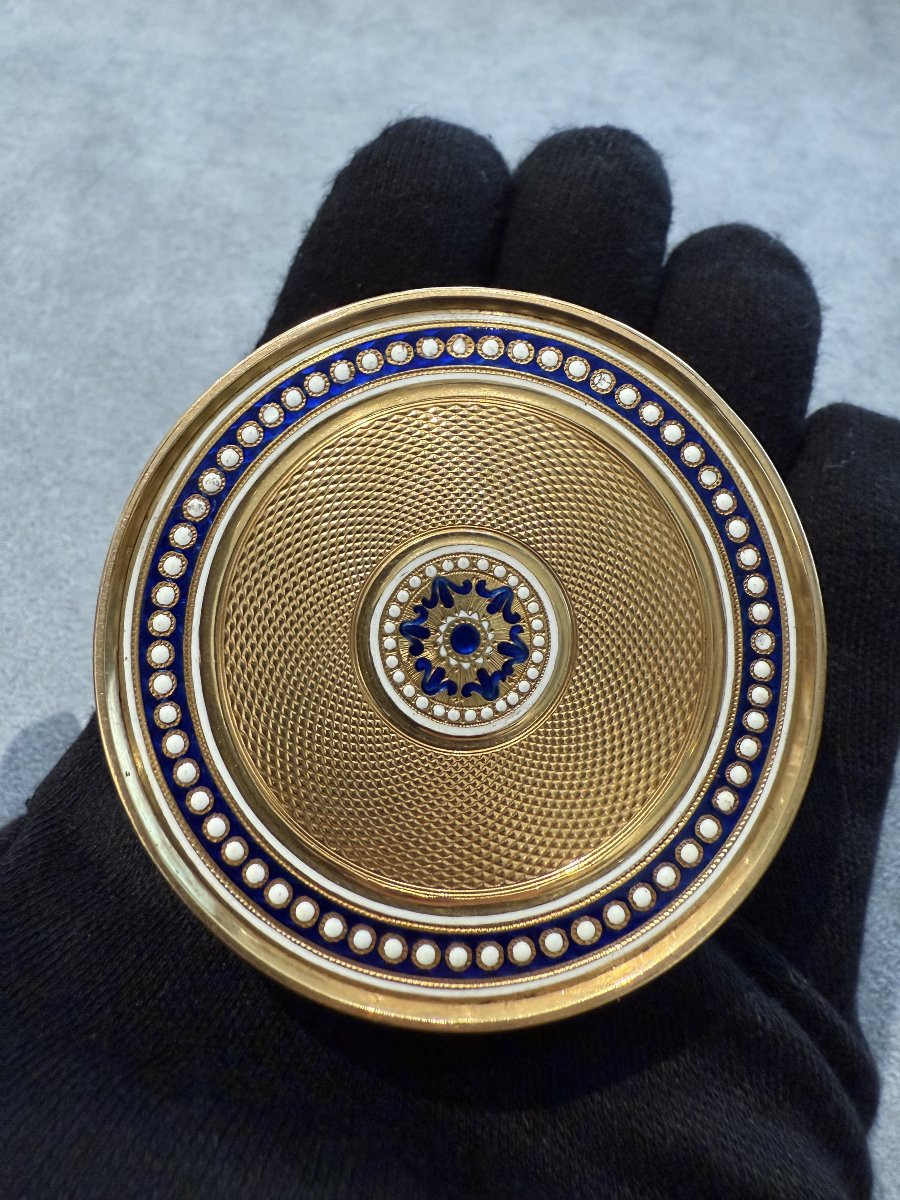 Gold And Enamel Snuffbox, Paris 1774–1777-photo-1