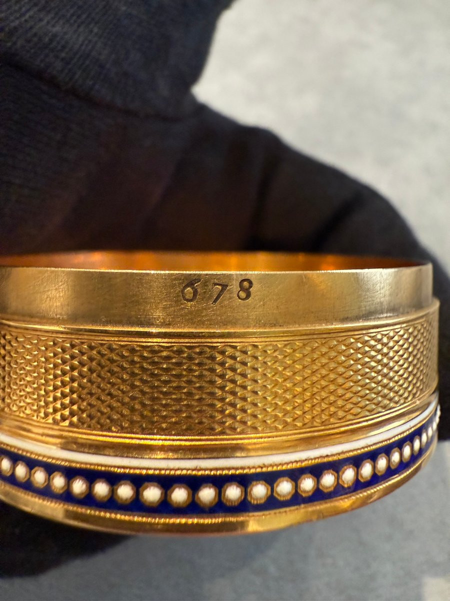 Gold And Enamel Snuffbox, Paris 1774–1777-photo-3