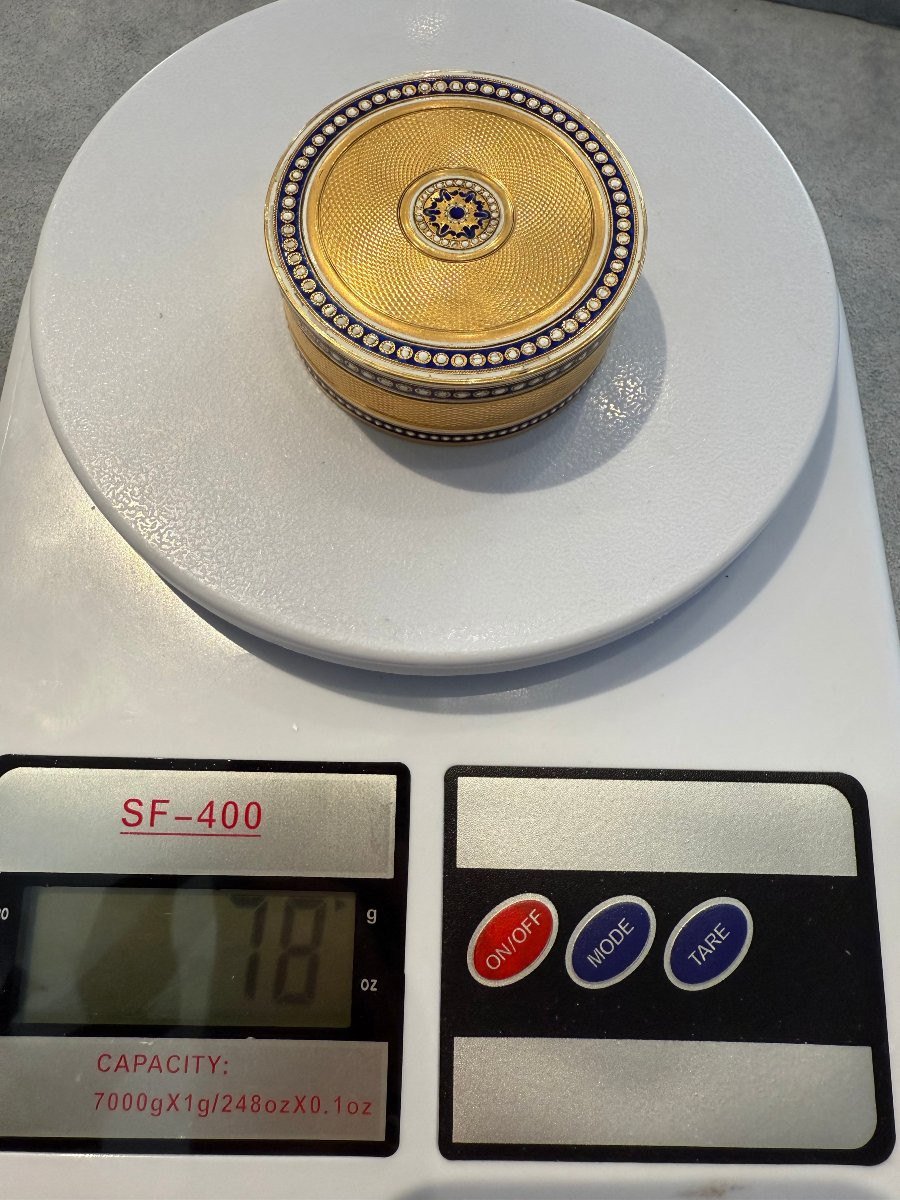 Gold And Enamel Snuffbox, Paris 1774–1777-photo-6