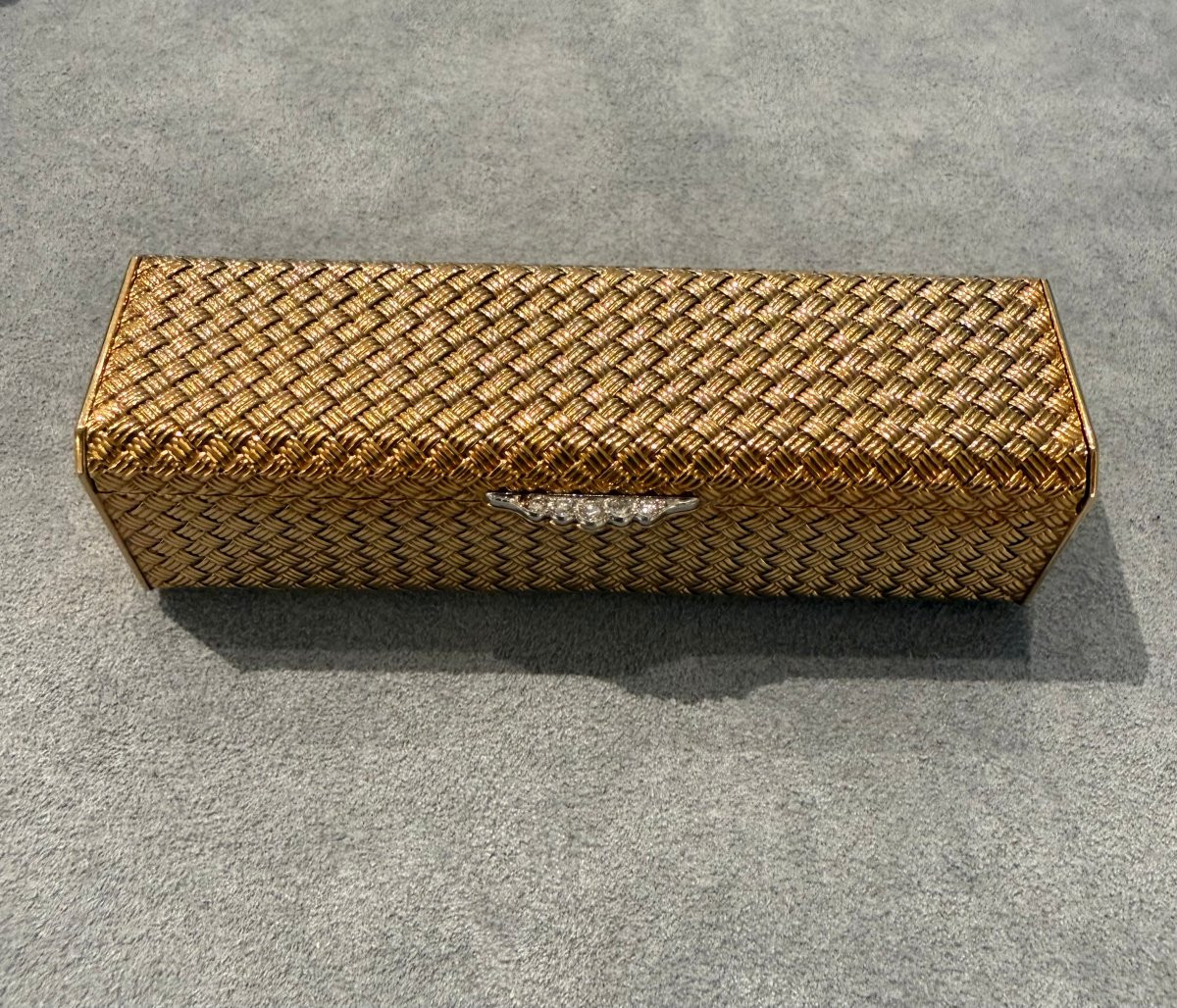 French 18k Gold Snuff Box-photo-2