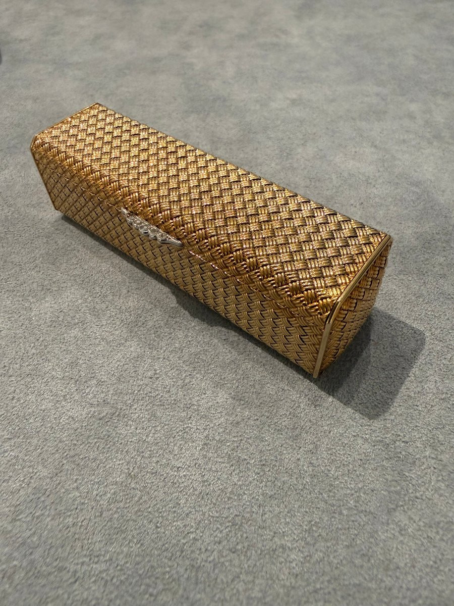 French 18k Gold Snuff Box-photo-2