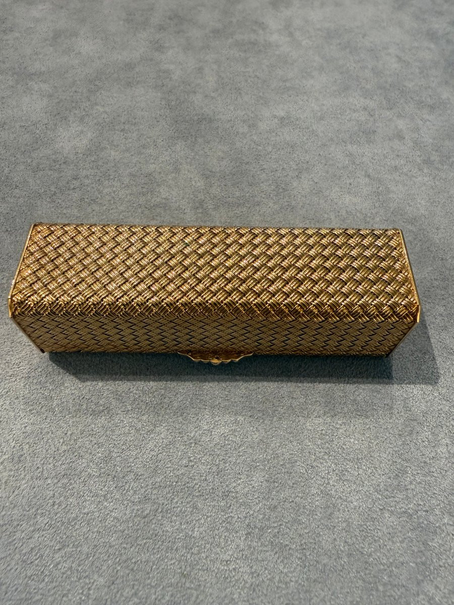 French 18k Gold Snuff Box-photo-3