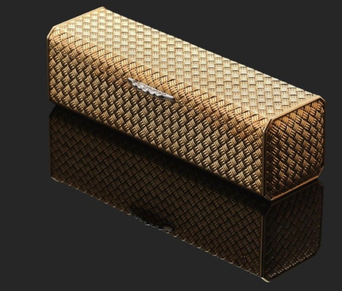 French 18k Gold Snuff Box-photo-4