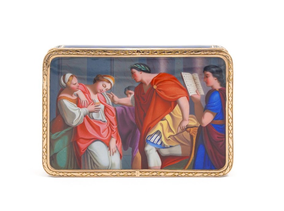 Snuffbox In Gold And Polychrome Enamel, Jean George Rémond & Compagnie, Geneva, 1804–1811-photo-2