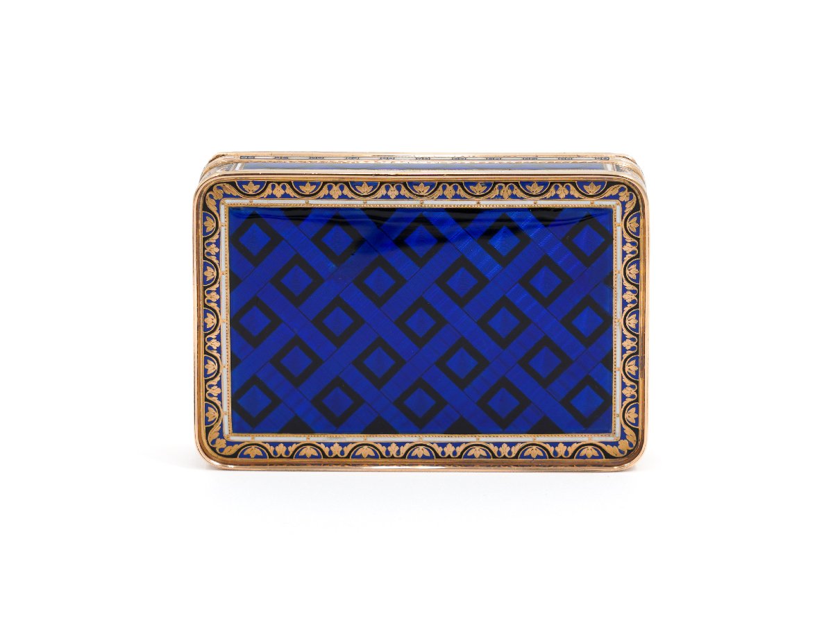 Snuffbox In Gold And Polychrome Enamel, Jean George Rémond & Compagnie, Geneva, 1804–1811-photo-3