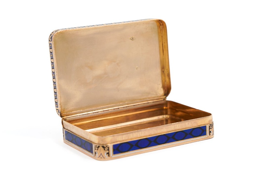Snuffbox In Gold And Polychrome Enamel, Jean George Rémond & Compagnie, Geneva, 1804–1811-photo-4