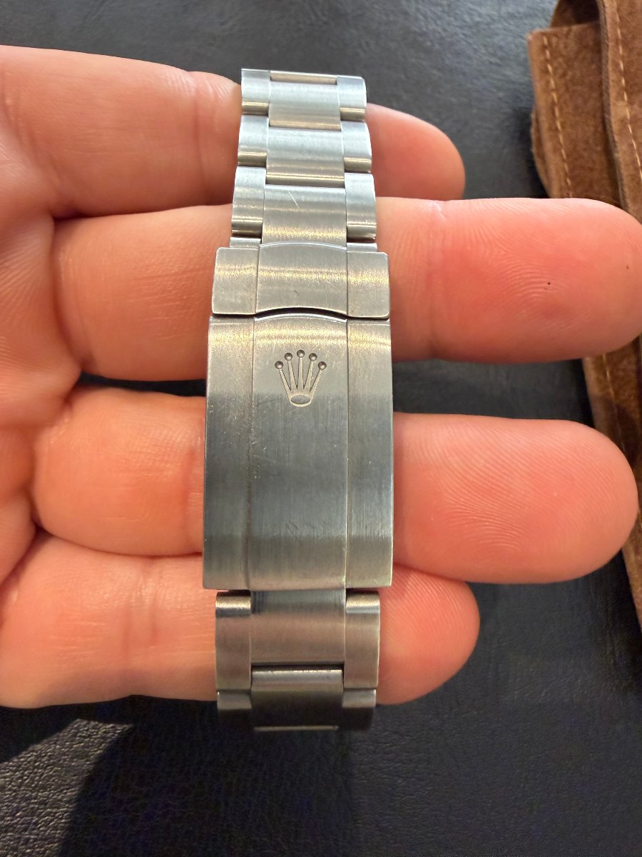 Rolex Oyster Perpetual 34 – Cadran Bleu 3-6-9-photo-3
