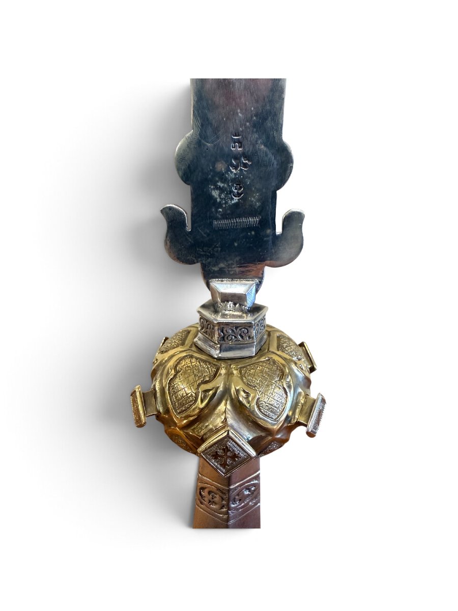 Important Altar Cross Made Of Silver And Gilded Silver – Southern Germany, Probably Aug-photo-3