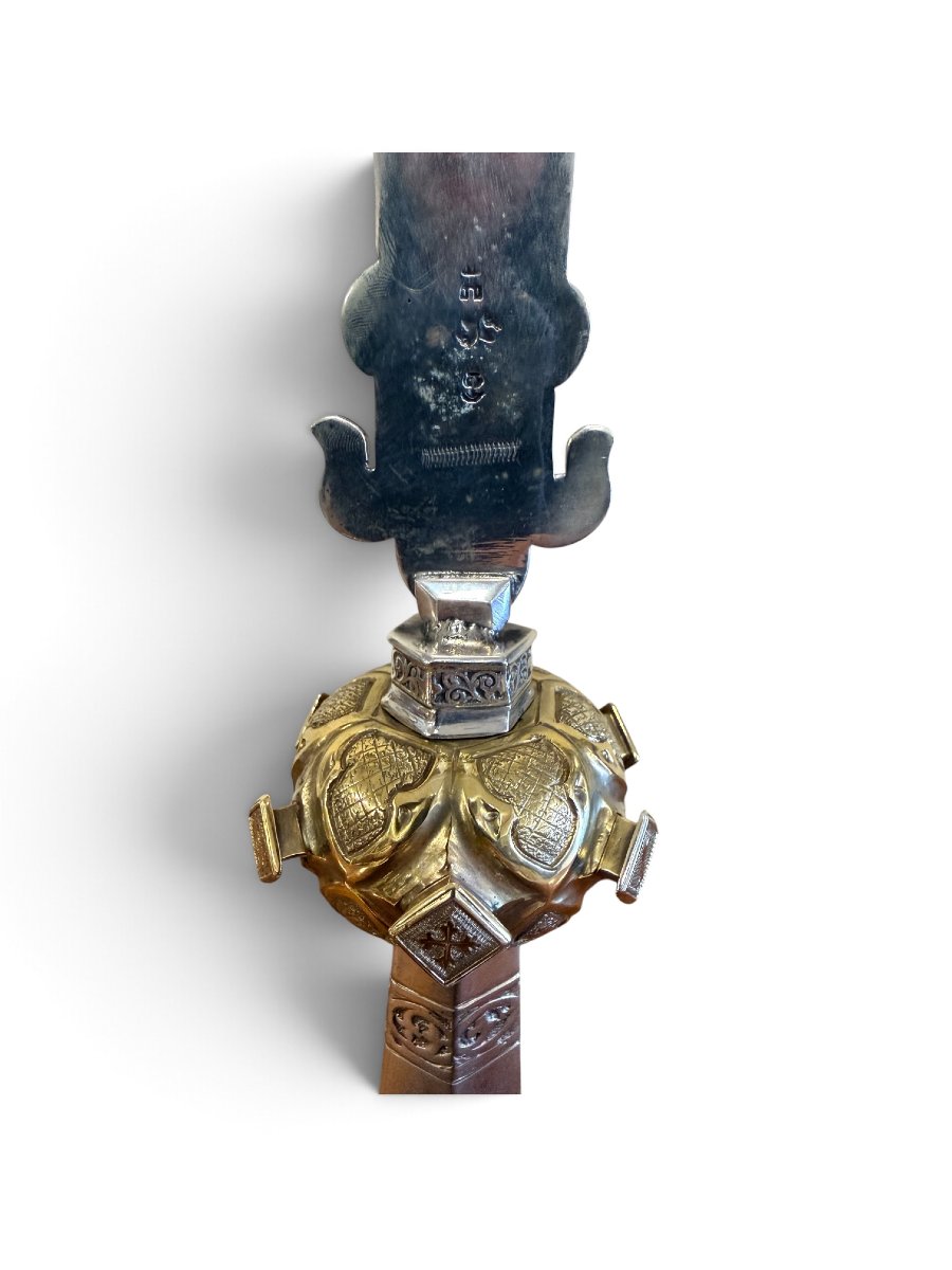 Important Altar Cross Made Of Silver And Gilded Silver – Southern Germany, Probably Aug-photo-4